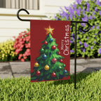 Christmas Garden Flag, Christmas Welcome Flag, Christmas Garden Flag, Outdoor Holiday Decor, Red XMAS Flag Winter, Christmas Decoration