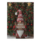 Merry Christmas Garden Flag Sublimation, Christmas Gnome 12x17 Garden Flag, Merry Christmas Gnome Garden Flag, Winter Decoration