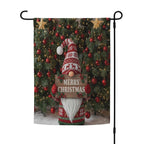 Merry Christmas Garden Flag Sublimation, Christmas Gnome 12x17 Garden Flag, Merry Christmas Gnome Garden Flag, Winter Decoration