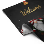 Christmas Gnome Welcome Garden Flag: Outdoor Holiday Yard Decoration, Garden Flag Winter, Winter Decoration, Christmas Garden Flag