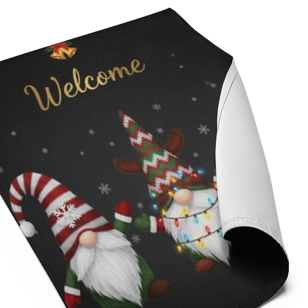 Christmas Gnome Welcome Garden Flag: Outdoor Holiday Yard Decoration, Garden Flag Winter, Winter Decoration, Christmas Garden Flag