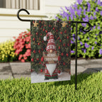 Merry Christmas Garden Flag Sublimation, Christmas Gnome 12x17 Garden Flag, Merry Christmas Gnome Garden Flag, Winter Decoration