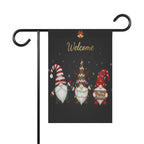 Christmas Gnome Welcome Garden Flag: Outdoor Holiday Yard Decoration, Garden Flag Winter, Winter Decoration, Christmas Garden Flag