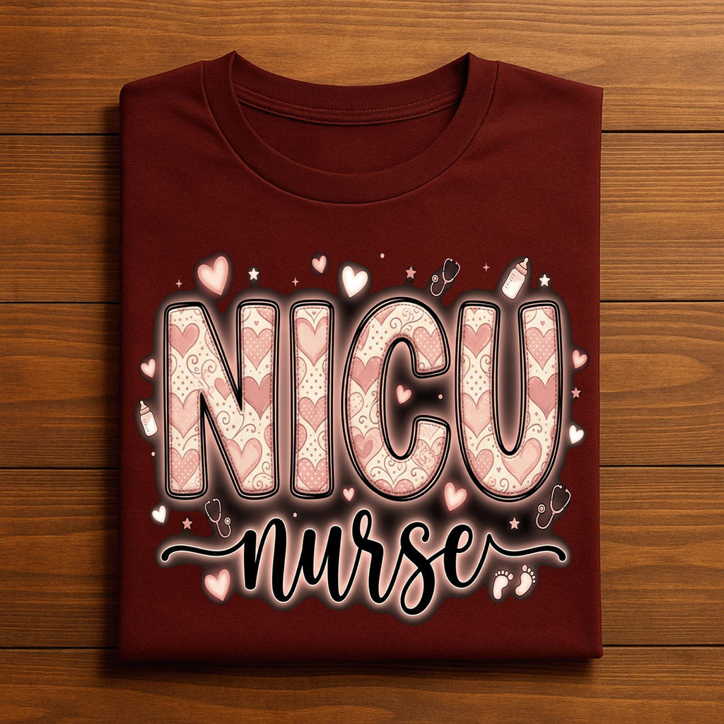 Heart NICU Valentine Shirt, Nursing NICU Valentines Day sweatshirt, Gift Nurses Neonatal intensive care unit Hoodie, Nurse Valentine sweater