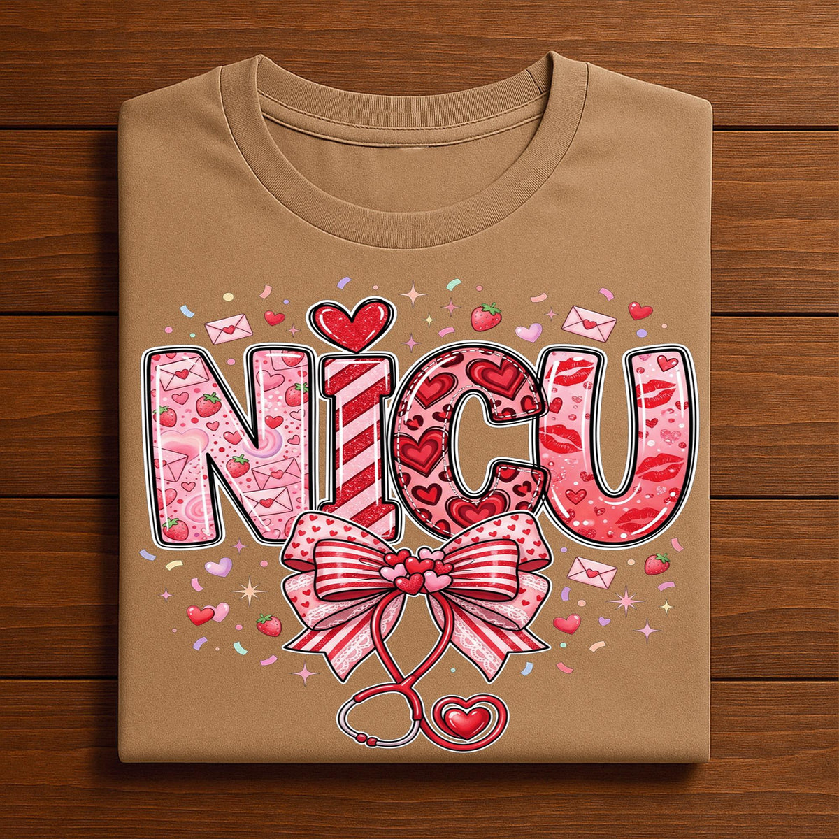 Heart NICU Valentine Shirt, Nursing NICU Valentines Day sweatshirt, Gift Nurses Neonatal intensive care unit Hoodie, Nurse Valentine sweater