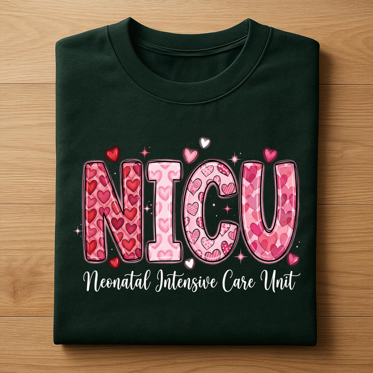 Heart NICU Valentine Shirt, Nursing NICU Valentines Day sweatshirt, Gift Nurses Neonatal intensive care unit Hoodie, Nurse Valentine sweater