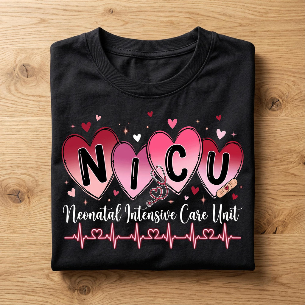 Heart NICU Valentine Shirt, Nursing NICU Valentines Day sweatshirt