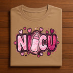 Heart NICU Valentine Shirt, Nursing NICU Valentines Day sweatshirt, Gift Nurses Neonatal intensive care unit Hoodie, Nurse Valentine sweater