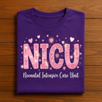 Heart NICU Valentine Shirt, Nursing NICU Valentines Day sweatshirt, Gift Nurses Neonatal intensive care unit Hoodie, Nurse Valentine sweater