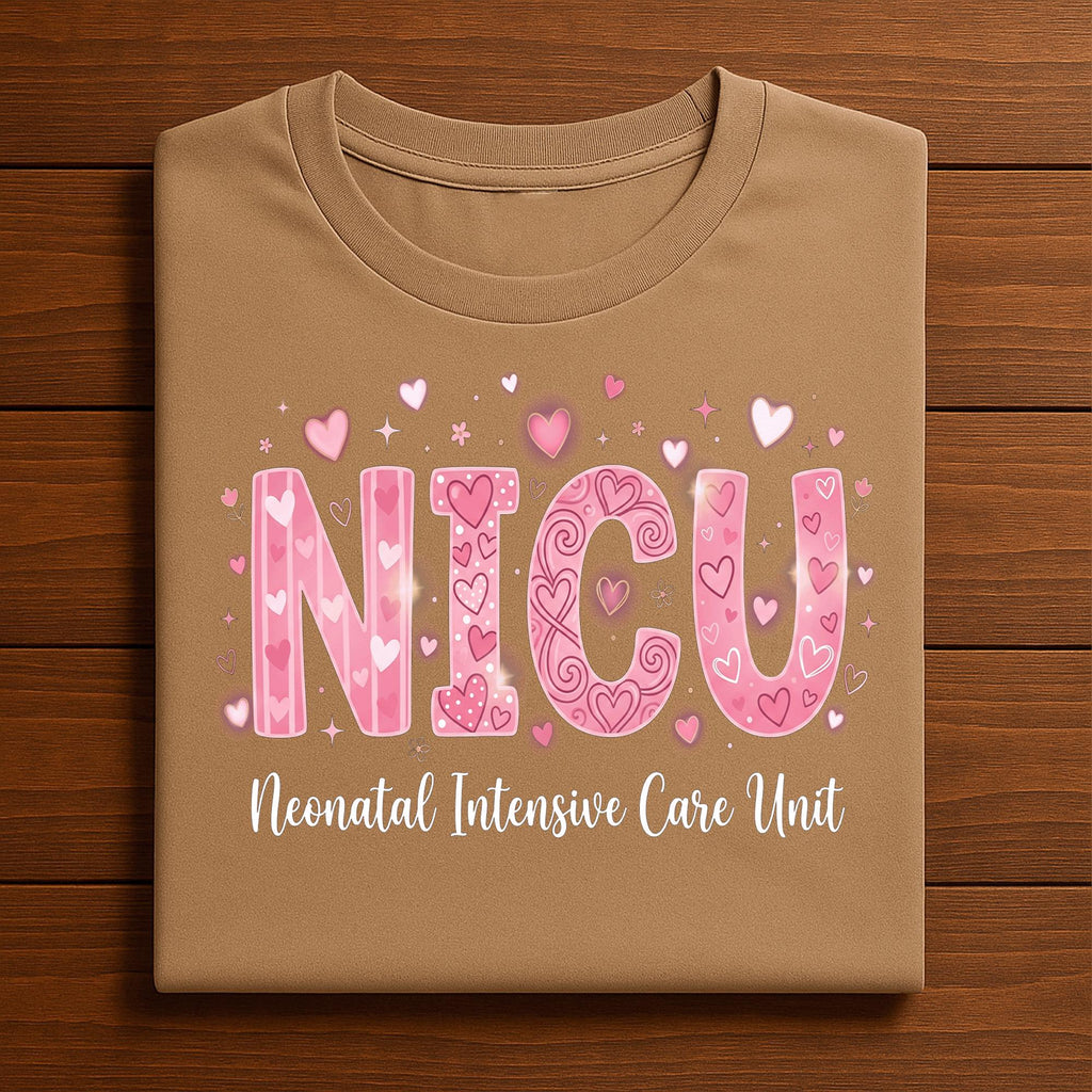 Heart NICU Valentine Shirt, Nursing NICU Valentines Day sweatshirt, Gift Nurses Neonatal intensive care unit Hoodie, Nurse Valentine sweater