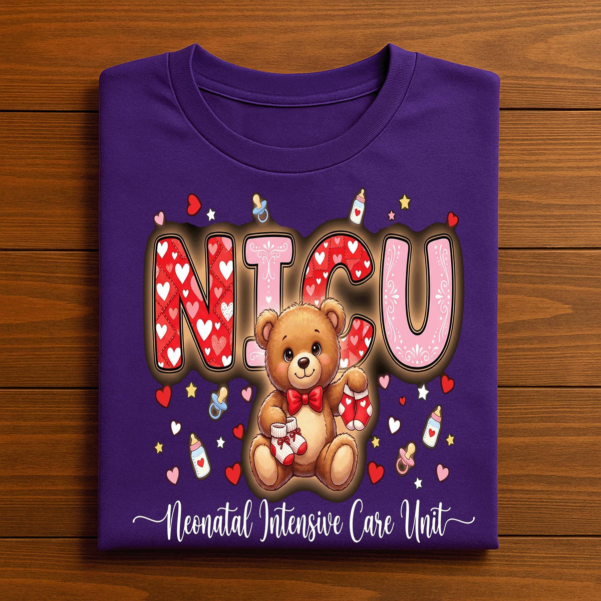 Heart NICU Valentine Shirt, Nursing NICU Valentines Day sweatshirt, Gift Nurses Neonatal intensive care unit Hoodie, Nurse Valentine sweater