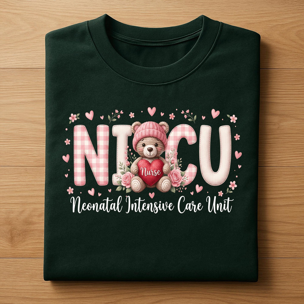 Heart NICU Valentine Shirt, Nursing NICU Valentines Day sweatshirt, Gift Nurses Neonatal intensive care unit Hoodie, Nurse Valentine sweater