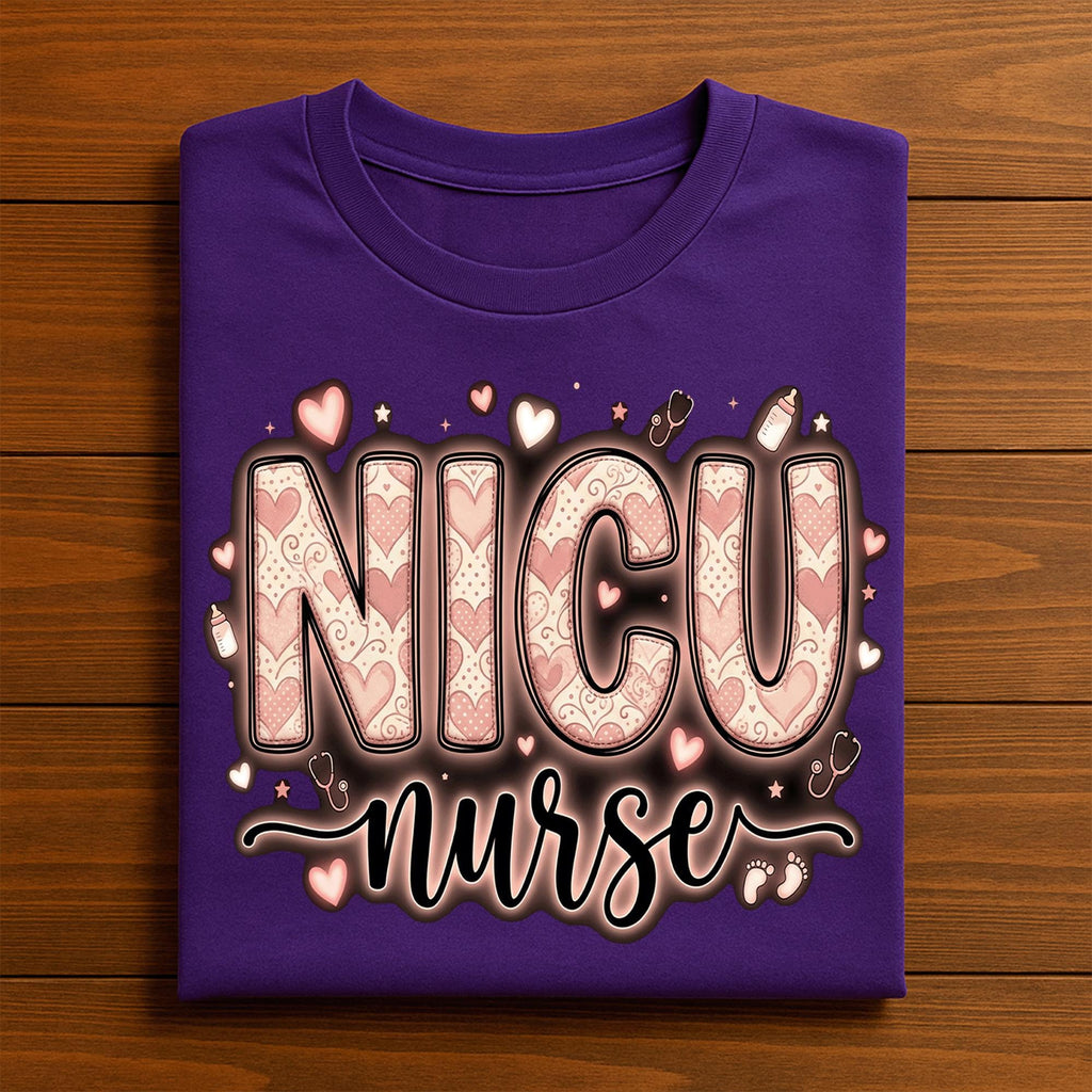 Heart NICU Valentine Shirt, Nursing NICU Valentines Day sweatshirt, Gift Nurses Neonatal intensive care unit Hoodie, Nurse Valentine sweater