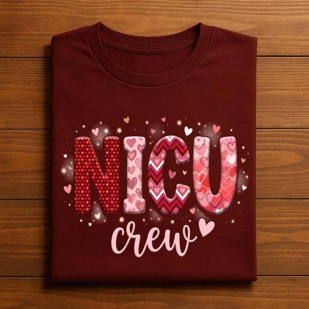 Heart NICU Valentine Shirt, Nursing NICU Valentines Day sweatshirt