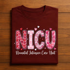 Heart NICU Valentine Shirt, Nursing NICU Valentines Day sweatshirt, Gift Nurses Neonatal intensive care unit Hoodie, Nurse Valentine sweater