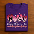 Heart NICU Valentine Shirt, Nursing NICU Valentines Day sweatshirt, Gift Nurses Neonatal intensive care unit Hoodie, Nurse Valentine sweater