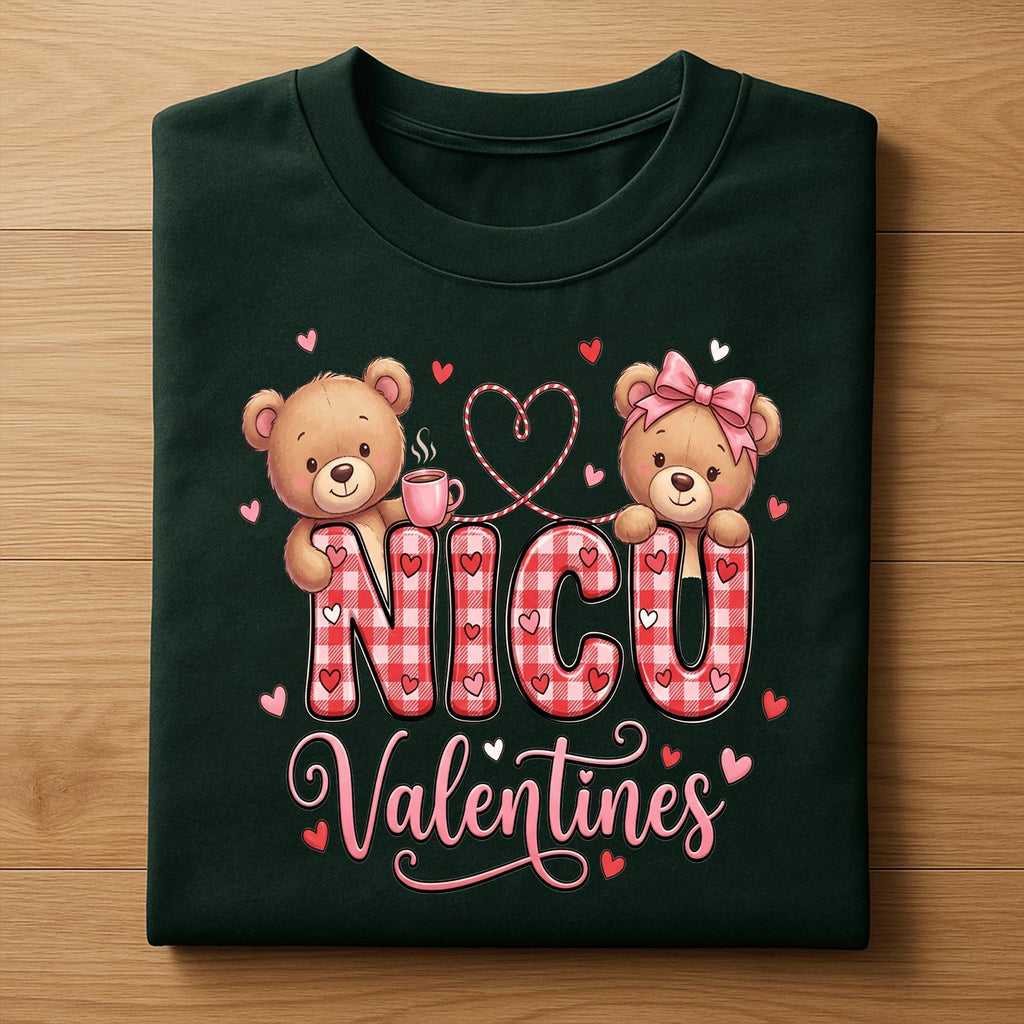 Heart NICU Valentine Shirt, Nursing NICU Valentines Day sweatshirt, Gift Nurses Neonatal intensive care unit Hoodie, Nurse Valentine sweater