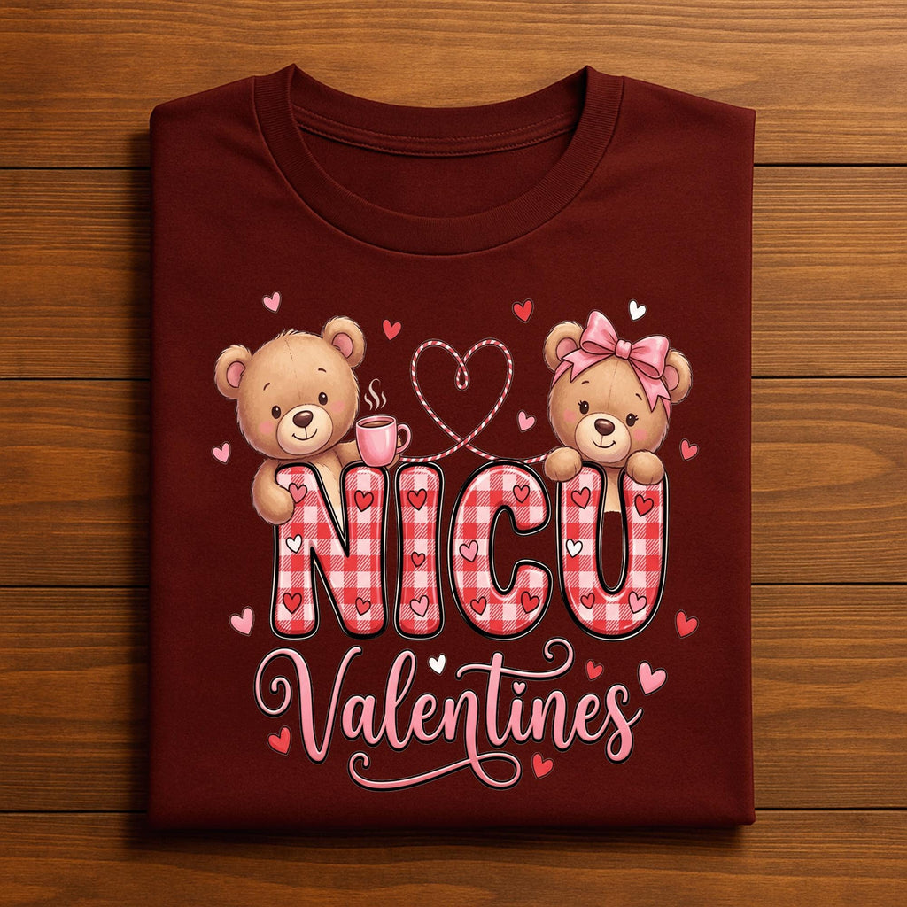 Heart NICU Valentine Shirt, Nursing NICU Valentines Day sweatshirt, Gift Nurses Neonatal intensive care unit Hoodie, Nurse Valentine sweater