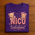 Heart NICU Valentine Shirt, Nursing NICU Valentines Day sweatshirt, Gift Nurses Neonatal intensive care unit Hoodie, Nurse Valentine sweater
