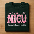 Heart NICU Valentine Shirt, Nursing NICU Valentines Day sweatshirt, Gift Nurses Neonatal intensive care unit Hoodie, Nurse Valentine sweater