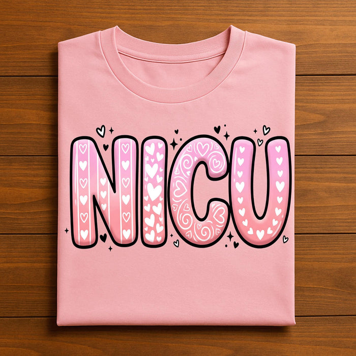 Heart NICU Valentine Shirt, Nursing NICU Valentines Day sweatshirt