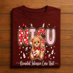 Heart NICU Valentine Shirt, Nursing NICU Valentines Day sweatshirt, Gift Nurses Neonatal intensive care unit Hoodie, Nurse Valentine sweater