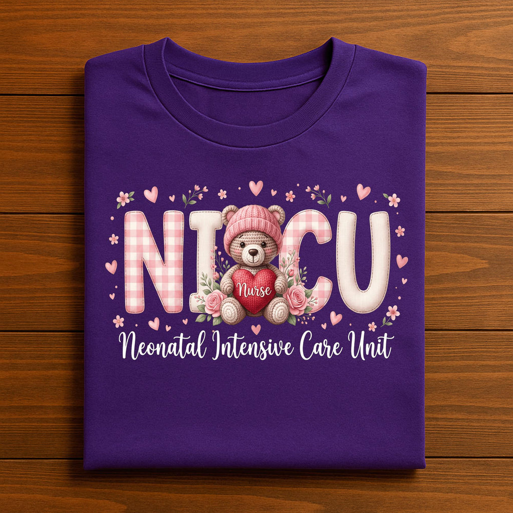 Heart NICU Valentine Shirt, Nursing NICU Valentines Day sweatshirt, Gift Nurses Neonatal intensive care unit Hoodie, Nurse Valentine sweater
