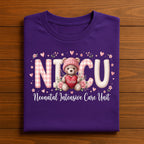 Heart NICU Valentine Shirt, Nursing NICU Valentines Day sweatshirt, Gift Nurses Neonatal intensive care unit Hoodie, Nurse Valentine sweater