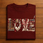 LOVE Book Shirt, Reading Valentine Tee, Romantic Book Lover Hoodie Reader Gift, Teacher Valentines Day Sweatshirt, Literature Shirt