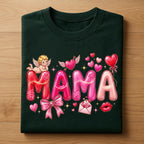 Mama Valentine Shirt with Cupid | Cute Heart Mom Tee, Gift Mama Valentines Day Sweatshirt, Valentine Mama Hoodie, Gifts Mothers Day