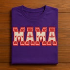 Mama Valentine Shirt | Knit Heart Letter Mom Tee, Gift Mama Valentines Day Sweatshirt, Valentine Mama Hoodie, Gifts Mothers Day