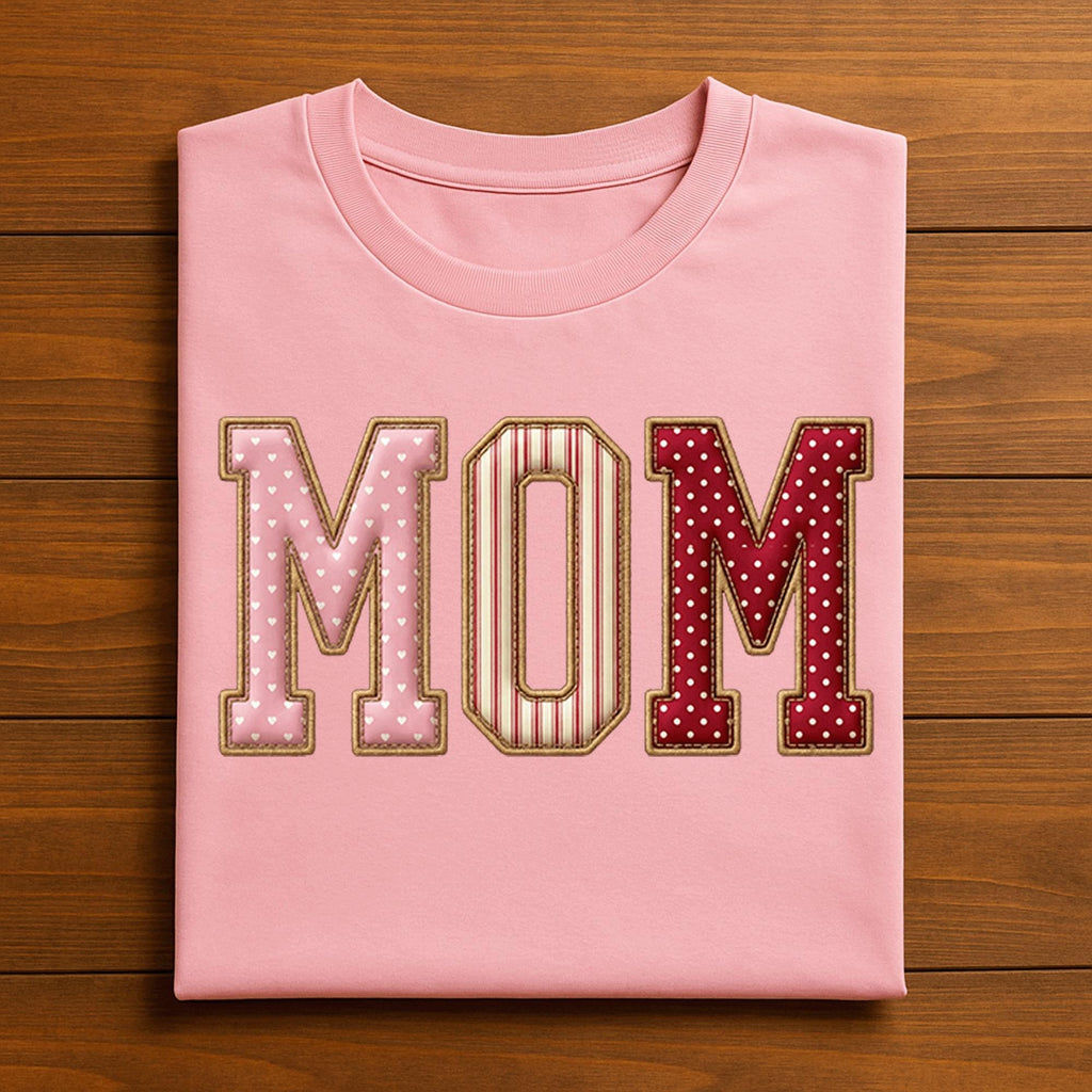 MOM Valentine Shirt – Cute Heart Mom Tee Gift, Gift Mom Valentines Day Sweatshirt, Valentine Mama Hoodie, Gifts Mothers Day