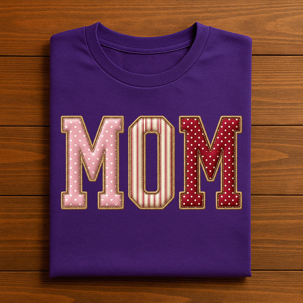 MOM Valentine Shirt – Cute Heart Mom Tee Gift, Gift Mom Valentines Day Sweatshirt, Valentine Mama Hoodie, Gifts Mothers Day