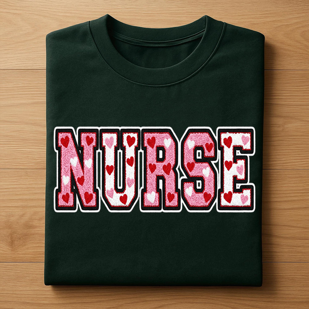 Nurse Valentine Shirt | Heart Nurse Tee, Gift Nurse Valentines Day Sweatshirt, Valentine Nurse Hoodie, ER Valentine Shirts