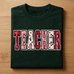 TEACHER Heart Shirt – Valentine Teacher Appreciation Tee, Gift Teacher Valentines Day Sweatshirt, Valentine Teacher Hoodie