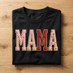 Mama Valentine Shirt For Mom | Glitter Heart Letter Mama Tee, Gift Mama Valentines Day Sweatshirt