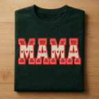 Mama Valentine Shirt | Knit Heart Letter Mom Tee, Gift Mama Valentines Day Sweatshirt, Valentine Mama Hoodie, Gifts Mothers Day