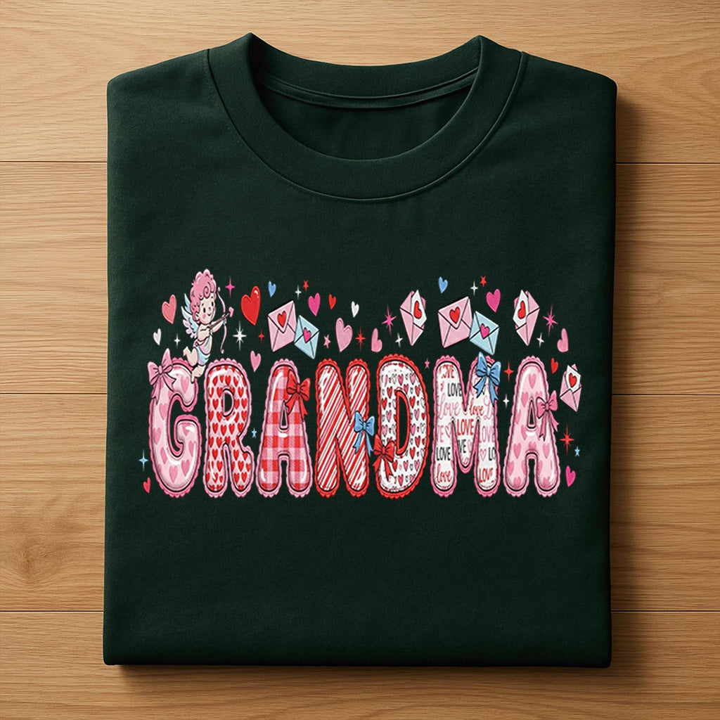 Grandma Valentine Shirt | Valentine Grandma Tee, Gift Grandma Valentines Day Sweatshirt, Valentine Grandma Hoodie, Gifts Mothers Day