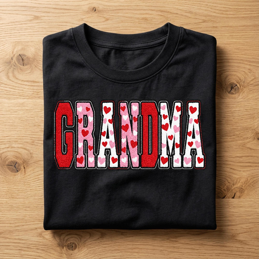 Grandma Valentine Shirt | Cozy Valentine Grandma Tee, Gift Grandma Valentines Day Sweatshirt