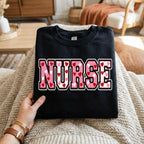 Nurse Valentine Shirt | Heart Nurse Tee, Gift Nurse Valentines Day Sweatshirt, Valentine Nurse Hoodie, ER Valentine Shirts