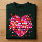 Mama Disco Heart Shirt – Retro Valentine Mama Tee, Gift Mama Valentines Day Sweatshirt, Valentine Mama Hoodie, Gifts Mothers Day
