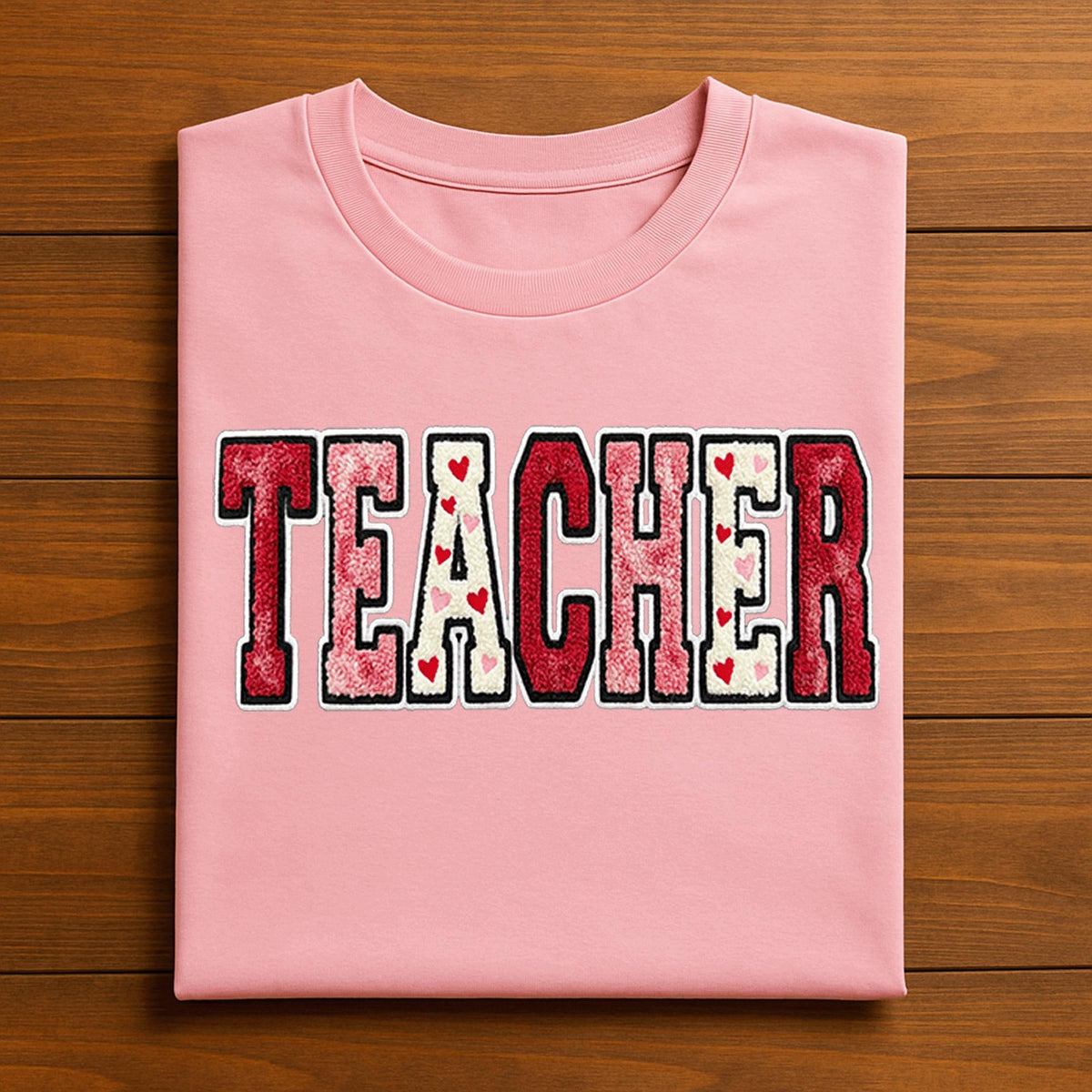 TEACHER Heart Shirt – Valentine Teacher Appreciation Tee, Gift Teacher Valentines Day Sweatshirt, Valentine Teacher Hoodie