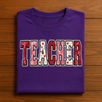 TEACHER Heart Shirt – Valentine Teacher Appreciation Tee, Gift Teacher Valentines Day Sweatshirt, Valentine Teacher Hoodie