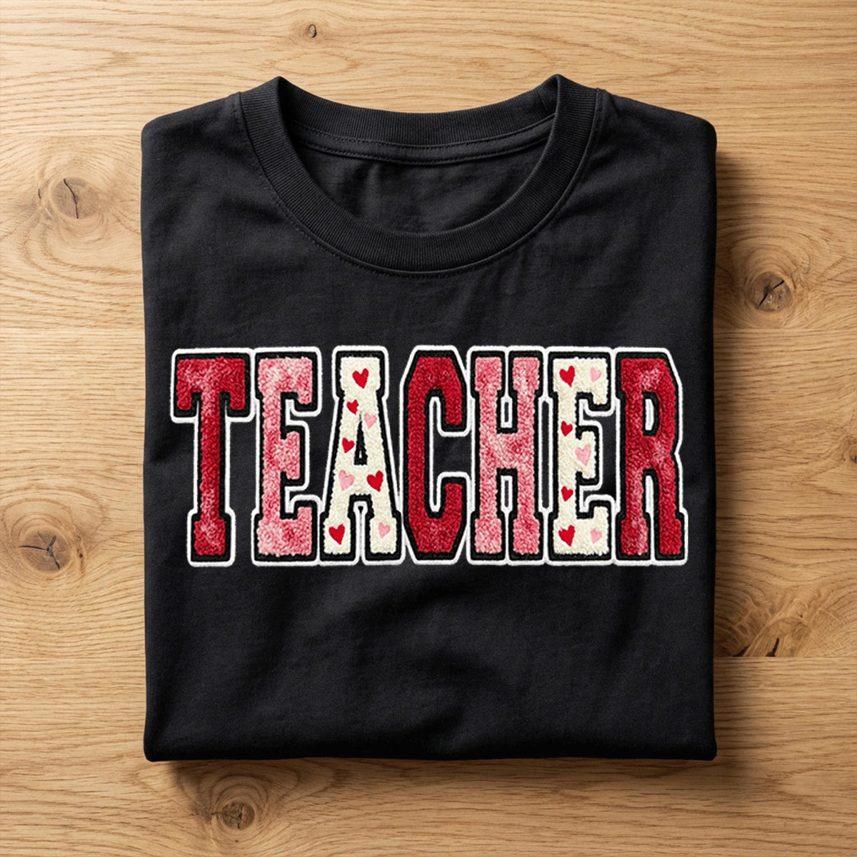 TEACHER Heart Shirt – Valentine Teacher Appreciation Tee, Gift Teacher Valentines Day Sweatshirt