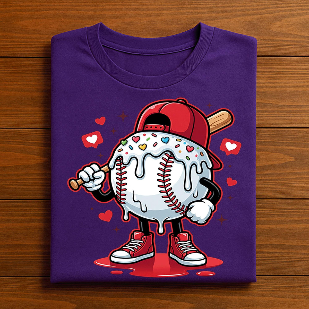 Dripping Baseball Drip Valentine Shirt Youth Boy Men | Kids Baseball Valentine Tee, Baseball Valentines Day Sweatshirt, Valentine Baseball