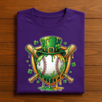 Dripping Baseball Drip St Patrick’s Day Shirt Youth Boy Men | Kids Baseball Saint Pattys Tee, Baseball St St Patricks Sweatshirt, Gift Irish