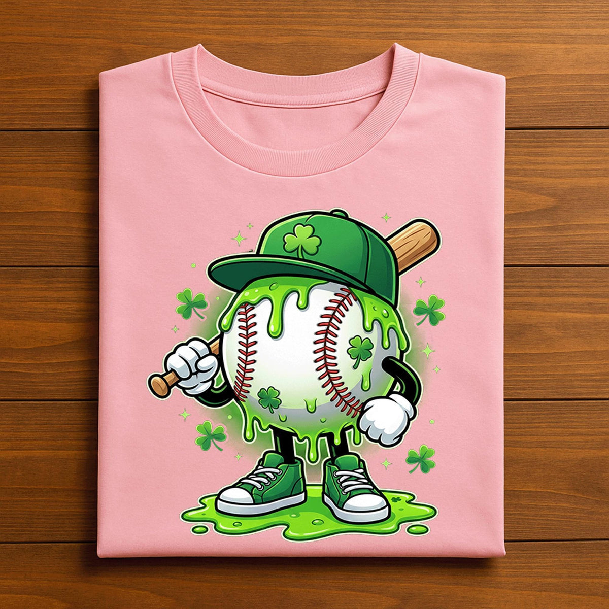 Dripping Baseball Drip St Patrick’s Day Shirt Youth Boy Men | Kids Baseball Saint Pattys Tee, Baseball St St Patricks Sweatshirt, Gift Irish