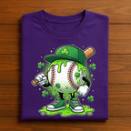 Dripping Baseball Drip St Patrick’s Day Shirt Youth Boy Men | Kids Baseball Saint Pattys Tee, Baseball St St Patricks Sweatshirt, Gift Irish