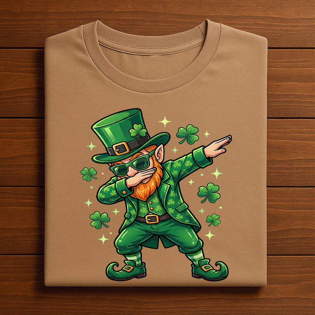 Dabbing Leprechaun St Patricks Day Shirt Youth Boy Girl Men Shamrock | Funny Irish Dance Saint Pattys Tee, Gift St Patricks Sweatshirt