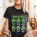 Funny St Patricks Day Nurse Pain Scale Shirt Shamrock Medical Humor Tee RN CNA Doctors and Healthcare Workers, Nurse ...